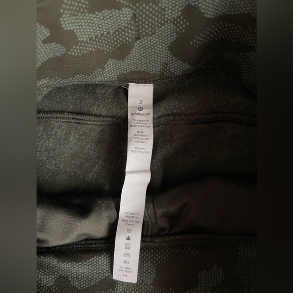 Lululemon Ready To Rulu Joggers 29” In Heritage Camo Dark Olive Green Size 2 - Picture 8 of 16